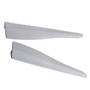 2 Pieces Car Body Rearview Mirror Anti-scratch Protector Strips 360mm Grey
