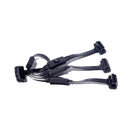 Univerial 16 Pins M/F Car OBD2 Extension Connector Cable With Switch Black