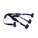 Univerial 16 Pins M/F Car OBD2 Extension Connector Cable With Switch Black