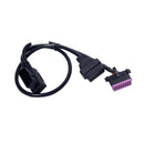 OBD2 II 6 Pin Adapter Connector Cable Cord Black For Audi VW Skoda