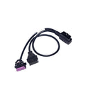 OBD2 II 6 Pin Adapter Connector Cable Cord Black For Audi VW Skoda