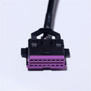 OBD2 II 6 Pin Adapter Connector Cable Cord Black For Audi VW Skoda
