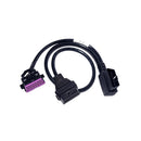 OBD2 II 6 Pin Adapter Connector Cable Cord Black For Audi VW Skoda