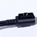 OBD2 II 6 Pin Adapter Connector Cable Cord Black For Audi VW Skoda