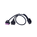 OBD2 II 6 Pin Adapter Connector Cable Cord Black For Audi VW Skoda