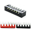 600V 15A 6 Positions Double Row Screw Terminal Block and 6P Strips Kits
