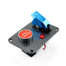 Car Boat Engine Start Push Button Blue Cover Toggle Ignition Switch