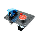 Car Boat Engine Start Push Button Blue Cover Toggle Ignition Switch