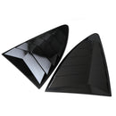 2 Pieces Side Window Quarter Scoop Louver Covers For 2013-2018 Subaru BRZ
