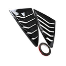 2 Pieces Side Window Quarter Scoop Louver Covers For 2013-2018 Subaru BRZ