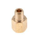 High Quality 1/8NPT To 1/8 BSPT Brass Fuel Pressure Gauge Connector Quick Connect Fitting