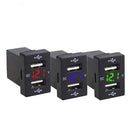 5V 2.1A Dual USB Power Chargers With Red LED Voltmeter For Toyota