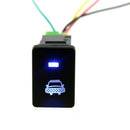 Car 12V Push Button Switch With Headlight Pattern For Toyota Camry