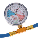 1/4'' SAE R134A To R12/R22 Car A/C Refrigerants Recharge Hose Pipe W/ Gauge 350PSI