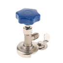 High Quality R134A A/C Air Conditioning Recharge Hose Pipe w/ Gauge Blue