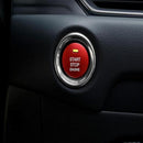 Car Engine Start Stop Switch Button Replace Cover for Mazda 2 3 6 CX-3 MX-5