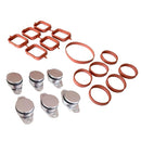 Diesel Swirl Flap Blanks Flaps Repair With Intake Manifold Gaskets For BMW