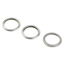 50pcs Metal Engine Oil Drain Plug Crush Washer Gasket for Subaru 803916010 Open Size: 16mm Screw Size: M16