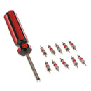 10Pcs Tyre Valve Core With Remover Tool For Car Bike Motorcycle Wheel