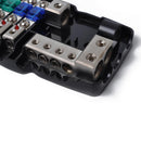4 Ways Car Audio ANS Fused Power Distribution Block 2x 0/2GA IN 4x 4/8GA OUT