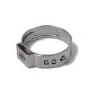 100x Universal Stainless Steel Single Ear Hydraulic Fuel Hose Clamps O Clips 10 Kinds