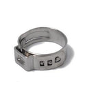 100x Universal Stainless Steel Single Ear Hydraulic Fuel Hose Clamps O Clips 10 Kinds