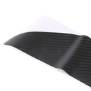 Universal Braied Gloss 6D Trunk Carbon Fiber Texture Bumper Guard Sticker Black
