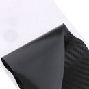 Universal Braied Gloss 6D Trunk Carbon Fiber Texture Bumper Guard Sticker Black