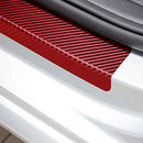 4x 3D Carbon Fiber Car Door Pedal Plate Sill Scuff Cover Anti Scratch Gray