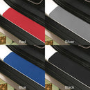 4x 3D Carbon Fiber Car Door Pedal Plate Sill Scuff Cover Anti Scratch Gray