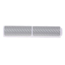4x 3D Carbon Fiber Car Door Pedal Plate Sill Scuff Cover Anti Scratch Gray