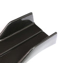 2pcs 17.7'' Car Sedan Side Skirts Strake Extension Splitter Moulding Trim for Universal