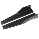 2pcs 17.7'' Car Sedan Side Skirts Strake Extension Splitter Moulding Trim for Universal