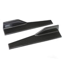 2pcs 17.7'' Car Sedan Side Skirts Strake Extension Splitter Moulding Trim for Universal