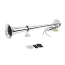 18" Air Horn Single Trumpet Super Loud 150db 12/24V Compressor Set Car Truck Train