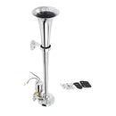 18" Air Horn Single Trumpet Super Loud 150db 12/24V Compressor Set Car Truck Train