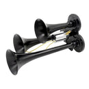12V-24V Air Horn Kit Triple Trumpet Train for Car Truck Boat RV SUPER LOUD