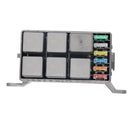 1 Set 6 Way ATO/ATC Fuses Holder Block Relay Box Spade Terminal 4Pin & 5Pin 12V 40A Relays Thermoplastic
