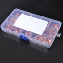 Pack of 280 Oil Brake Line SAE Copper Crush Washers Flat Rings for Universal M5x9x1mm~M20x26x1.5mm