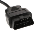 9 Pin Male To 16 Pin Female OBD II Adapter Diagnostic Cable For Diesel Truck