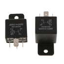 2Pcs Car Relay 40A 4-Pin 24V SPST Vehicle-Mounted Relay Waterproof