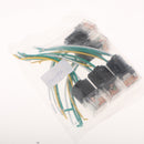 5Pcs Car Relay & Socket Holder Waterproof 80A AMP 4-Pin SPST Wire 12V