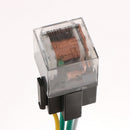 5Pcs Car Relay & Socket Holder Waterproof 80A AMP 4-Pin SPST Wire 12V