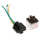 5Pcs Car Relay & Socket Holder Waterproof 80A AMP 4-Pin SPST Wire 12V
