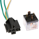 5Pcs Car Relay & Socket Holder Waterproof 80A AMP 4-Pin SPST Wire 24V