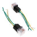 5Pcs Car Relay & Socket Holder Waterproof 80A AMP 4-Pin SPST Wire 24V