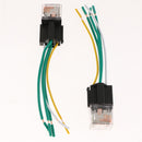 5Pcs Car Relay And Socket Waterproof 80A AMP 5-Pin SPDT 5 Wire 18/16AWG 24V