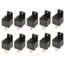 10Pcs Car Auto Motor DC 12V 80A 80 AMP SPST Relay 4 Pin 4P Heavy Duty