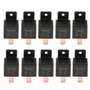 10Pcs Car Auto Motor DC 12V 80A 80 AMP SPST Relay 4 Pin 4P Heavy Duty