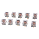 10Pcs Car 24V 80A 80 AMP Transparent SPST Relay 4Pin 4P Relays